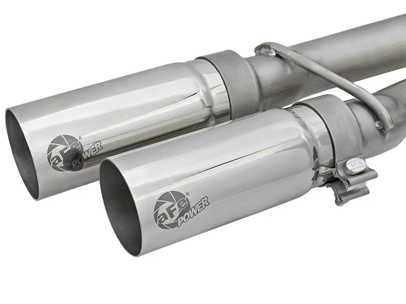 aFe Rebel Series 3in SS Cat-Back Exhaust System w/ Polished Tip 04-15 Nissan Titan V8 5.6L - Additional View 9