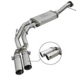 Load image into Gallery viewer, aFe Rebel Series 3in. to 2.5in. 409 SS C/B Exhaust 11-14 Ford F-150 V6-3.5L (tt) - Polished Tip - Main Product View