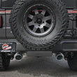 Load image into Gallery viewer, aFe Rebel Series 409 Stainless Steel Cat-Back Exhaust 18-21 Jeep Wrangler JL 2.0L (t) - Black Tip - Side View