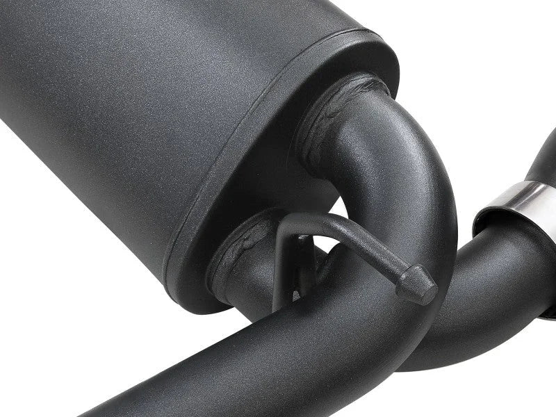 aFe Rebel Series 409 Stainless Steel Cat-Back Exhaust 18-21 Jeep Wrangler JL 2.0L (t) - Black Tip - Additional View 7