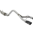 Load image into Gallery viewer, aFe Rebel Series CB 2.5in Dual Center Exit SS Exhaust w/ Black Tips 07-15 Jeep Wrangler 3.6L/3.8L V6 - Installation View