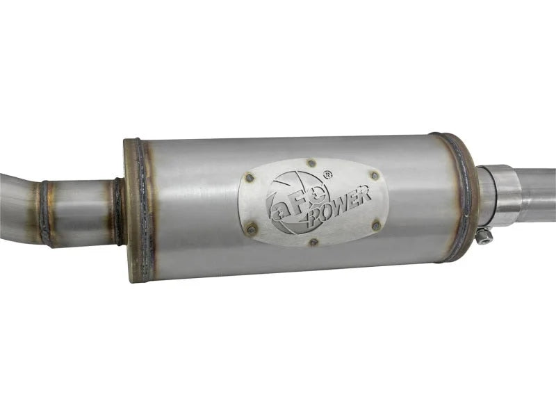 aFe Rebel Series CB 2.5in Dual Center Exit SS Exhaust w/ Black Tips 07-15 Jeep Wrangler 3.6L/3.8L V6 - Additional View 5