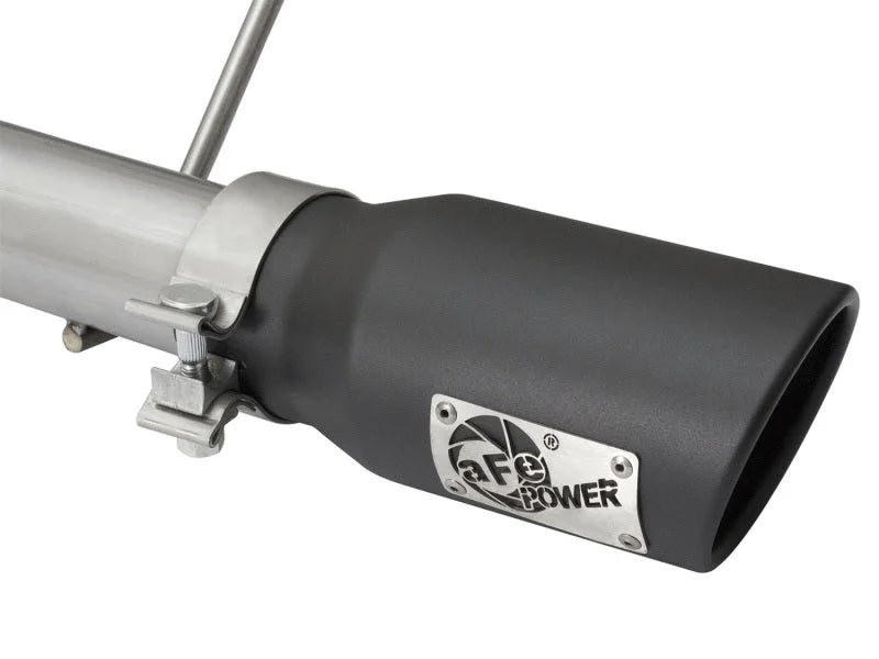 aFe Rebel Series CB 2.5in Dual Center Exit SS Exhaust w/ Black Tips 07-15 Jeep Wrangler 3.6L/3.8L V6 - Additional View 6