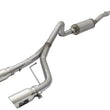 Load image into Gallery viewer, aFe Rebel Series CB 2.5in Dual Center Exit SS Exhaust w/ Polish Tip 07-15 Jeep Wrangler 3.6L/3.8L V6 - Main Product View