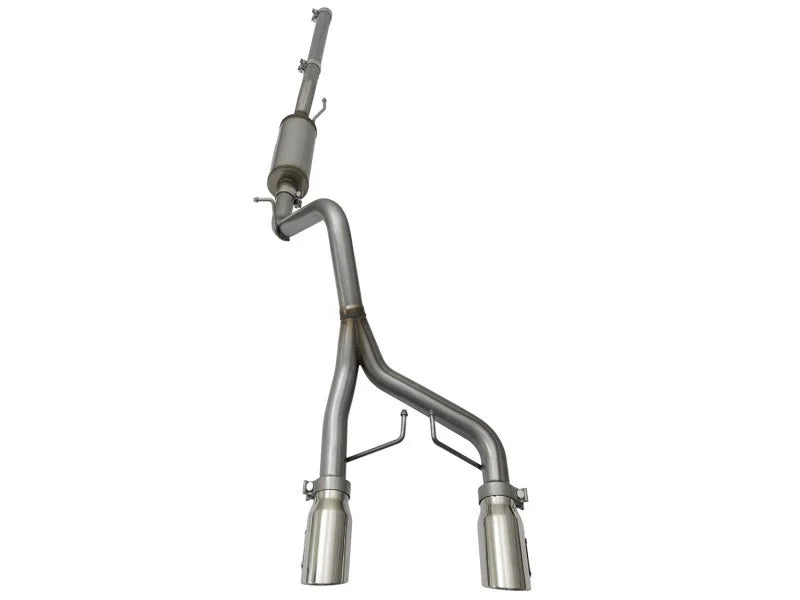 aFe Rebel Series CB 2.5in Dual Center Exit SS Exhaust w/ Polish Tip 07-15 Jeep Wrangler 3.6L/3.8L V6 - Additional View 7