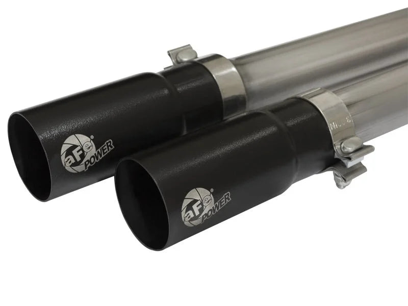 aFe Rebel Series CB 3in Middle Side Exit SS Exht w/ Black Tips 09-16 Chevy Silverado/GMC Sierra 1500 - Additional View 6