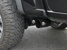 Load image into Gallery viewer, aFe Rebel Series CB 3in Middle Side Exit SS Exht w/ Black Tips 15-17 Chevy Colorado / GMC Canyon - Back View
