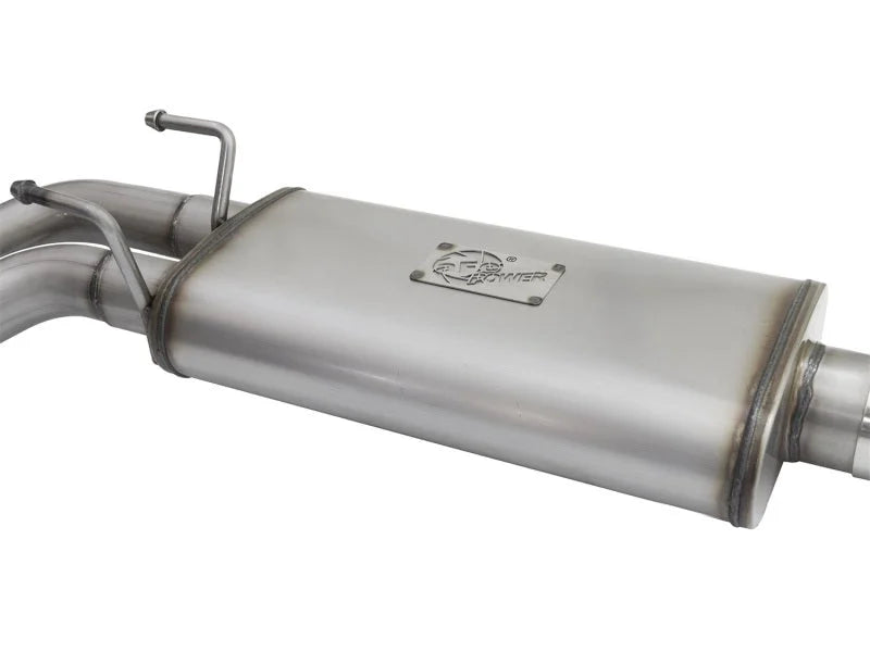 aFe Rebel Series CB 3in Middle Side Exit SS Exht w/Polish Tips 09-16 Chevy Silverado/GMC Sierra 1500 - Additional View 7