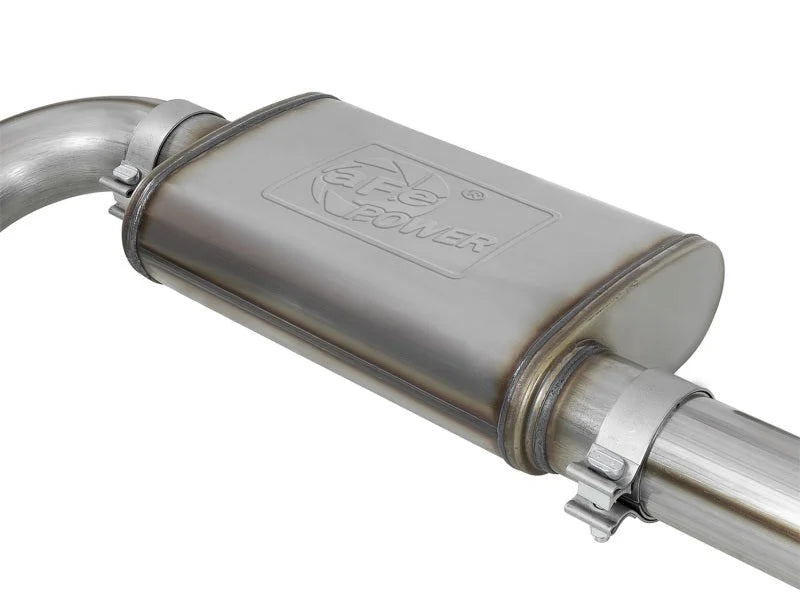 aFe Rebel Series CB 3in Middle Side Exit SS Exht w/Polish Tips 15-17 Chevy Colorado / GMC Canyon - Additional View 7