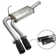 Load image into Gallery viewer, aFe Rebel Series CB Middle-Side Exit SS Exhaust w/ Black Tips 09-16 GM Silverado/Sierra V6/V8 - Main Product View