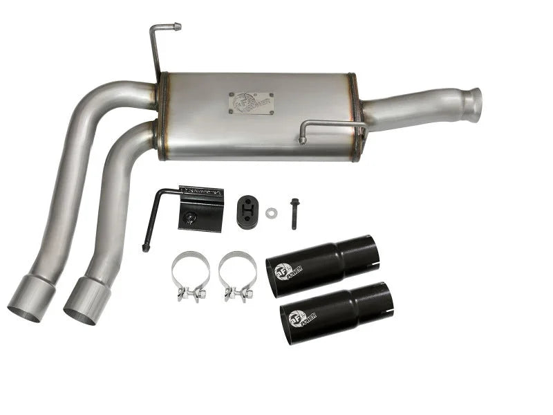 aFe Rebel Series CB Middle-Side Exit SS Exhaust w/ Black Tips 09-16 GM Silverado/Sierra V6/V8 - Additional View 6