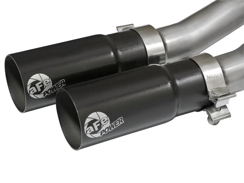aFe Rebel Series CB Middle-Side Exit SS Exhaust w/ Black Tips 09-16 GM Silverado/Sierra V6/V8 - Additional View 8