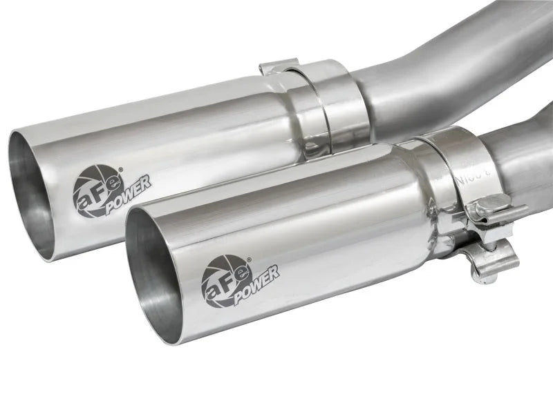 aFe Rebel Series CB Middle-Side Exit SS Exhaust w/ Polished Tips 09-16 GM Silverado/Sierra V6/V8 - Additional View 6