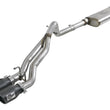 Load image into Gallery viewer, aFe Rebel Series Cat-Back 2.5in Dual Center Exit SS Exhaust w/ Black Tips 07-14 Jeep Wrangler V6 - Main Product View