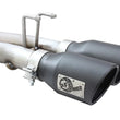 Load image into Gallery viewer, aFe Rebel Series Cat-Back 2.5in Dual Center Exit SS Exhaust w/ Black Tips 07-14 Jeep Wrangler V6 - Additional View 6