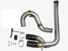 Load image into Gallery viewer, aFe Rebel Series DPF-Back 3in Side Exit SS Exhaust w/ IC Black Tip 2016 GM Colorado/Canyon 2.8L (td) - Back View