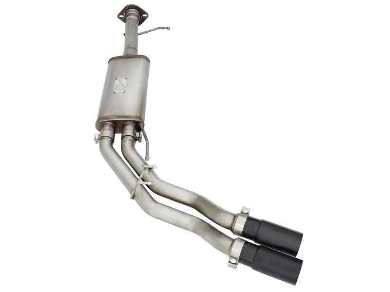 aFe Rebel Series Exhaust SS Front Side Exit CB w/ Black Tips 10-14 Ford F150 Ecoboost V8 6.2L - Additional View 7