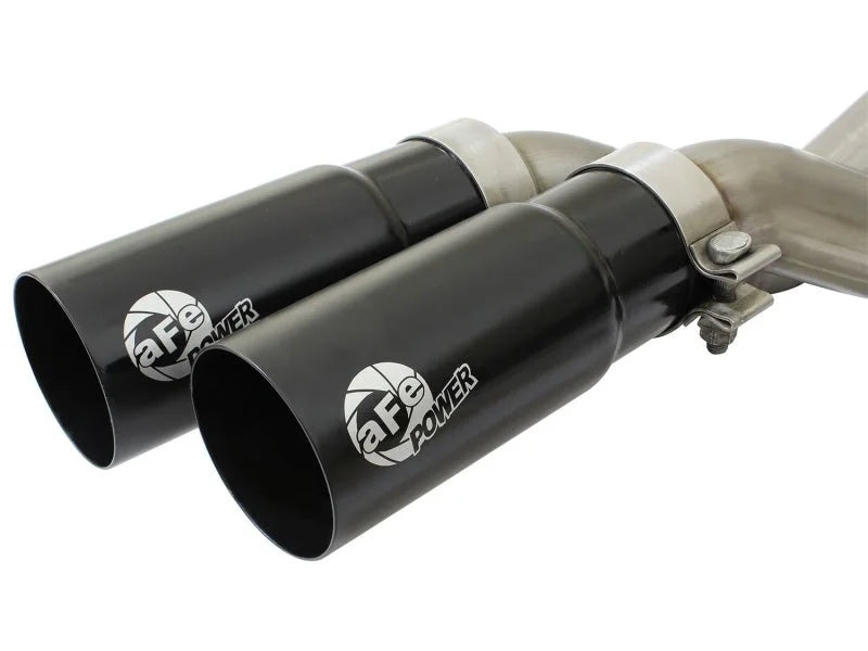 aFe Rebel Series Exhaust SS Front Side Exit CB w/ Black Tips 10-14 Ford F150 Ecoboost V8 6.2L - Additional View 9