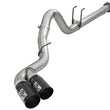 Load image into Gallery viewer, aFe Rebel XD 4in SS DPF-Back Exhaust 17-18 FOrd Diesel Trucks V8-6.7L (td) w/ Dual Black Tips - Main Product View