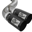 Load image into Gallery viewer, aFe Rebel XD 4in SS DPF-Back Exhaust 17-18 FOrd Diesel Trucks V8-6.7L (td) w/ Dual Black Tips - Additional View 5
