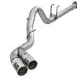 Load image into Gallery viewer, aFe Rebel XD 4in SS Down-Pipe Back Exhaust w/Dual Polished Tips 17-18 Ford Diesel Trucks V8-6.7L(td) - Main Product View