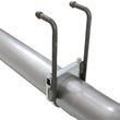 Load image into Gallery viewer, aFe Rebel XD 4in SS Down-Pipe Back Exhaust w/Dual Polished Tips 17-18 Ford Diesel Trucks V8-6.7L(td) - Back View