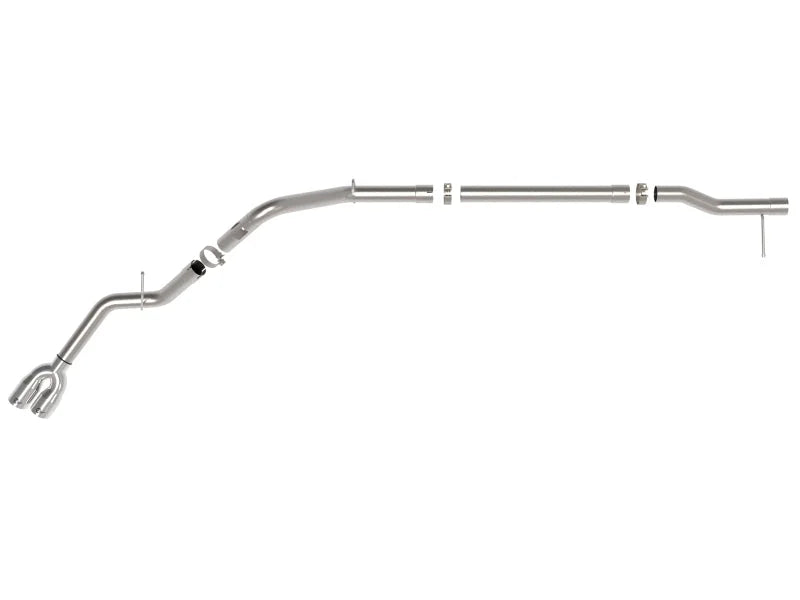 aFe Rebel XD Series 3 IN 304 Stainless Steel DPF-Back Exhaust w/Dual Polished Tips - Additional View 5