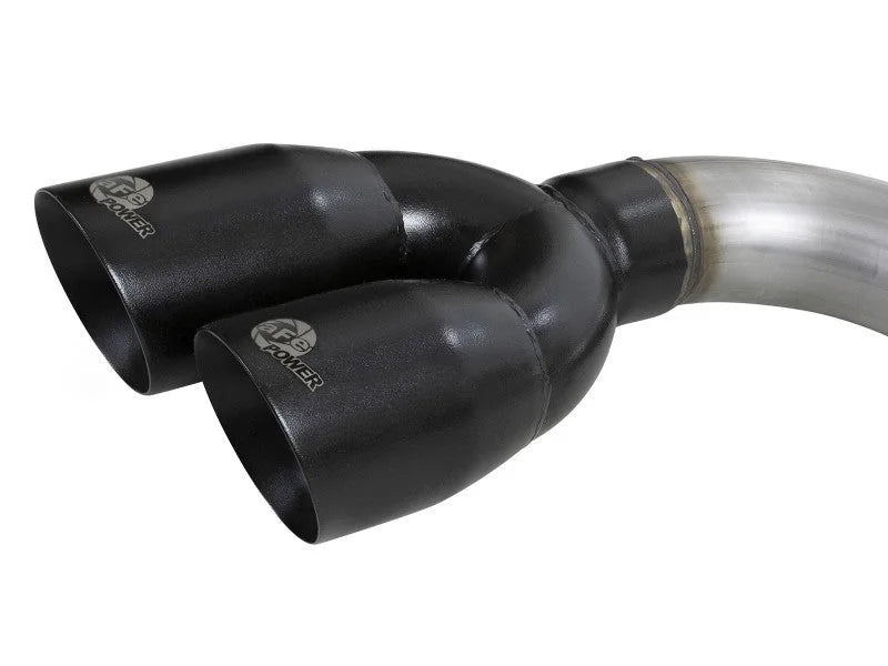 aFe Rebel XD Series 3in 304SS DPF-Back 20-21 GM Trucks L6-3.0L (td) LM2 - Dual Black Tip - Additional View 6