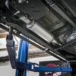 Load image into Gallery viewer, aFe Rock Basher 3in 409 SS Cat-Back Turn-Down Exhaust 12-18 Jeep Wrangler (JK) V6 3.6L/ 07-11 3.8L - Side View