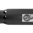 Load image into Gallery viewer, aFe SATURN 4S 4in SS Intercooled Exhaust Tip - Black 4in In x 5in Out x 12in L Bolt-On - Additional View 6