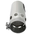 Load image into Gallery viewer, aFe SATURN 4S 4in SS Intercooled Exhaust Tip - Polished 4in In x 5in Out x 12in L Bolt-On - Side View