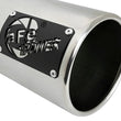 Load image into Gallery viewer, aFe SATURN 4S 4in SS Intercooled Exhaust Tip - Polished 4in In x 5in Out x 12in L Bolt-On - Additional View 5