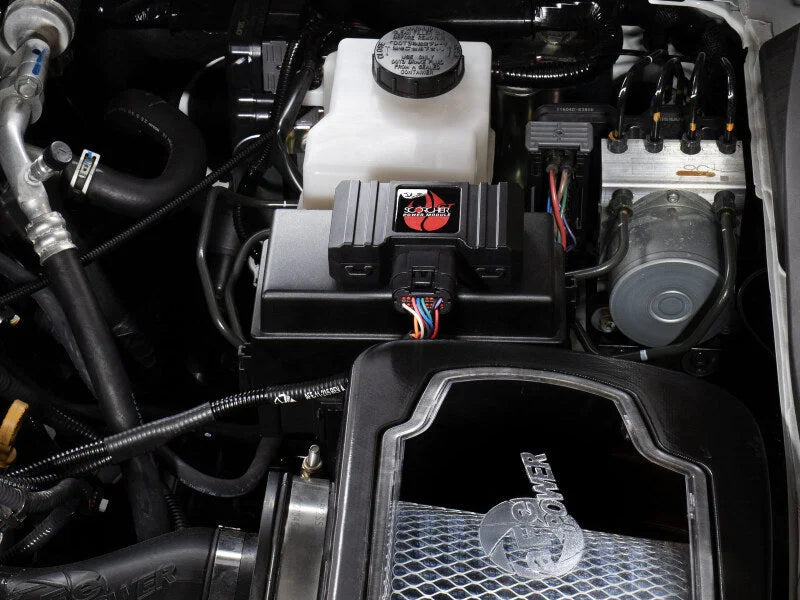 aFe SCORCHER GT Power Module Nissan Armada/Patrol (Y63) 25-26 V6-3.5L (tt) - Back View