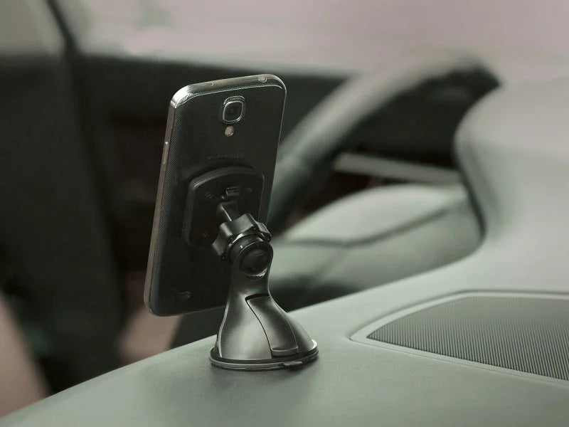 aFe SCORCHER PRO Low Profile Magnetic Windshield Mount w/ Interchangeable Trims - Side View