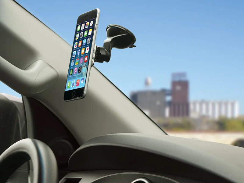 aFe SCORCHER PRO Low Profile Magnetic Windshield Mount w/ Interchangeable Trims - Back View