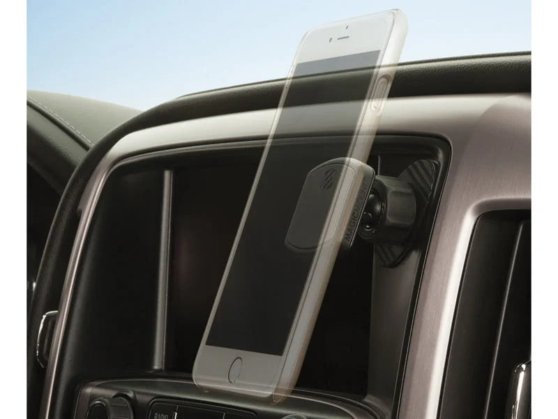 aFe SCORCHER PRO Magnetic Dash Mount w/ Interchangeable Trims - Back View