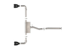 Load image into Gallery viewer, aFe SS-304 Cat-Back Exhaust w/ Black Tips fits 2022-2025 Lexus NX250 2.5L - Side View