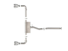Load image into Gallery viewer, aFe SS-304 Cat-Back Exhaust w/ Polished Tips fits 2022-2025 Lexus NX250 2.5L - Side View