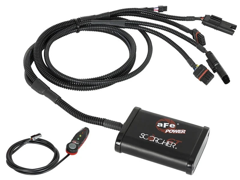 aFe Scorcher GT Module 09-11 BMW 550i/650i/750i V8-4.4L (tt) N63 - Installation View