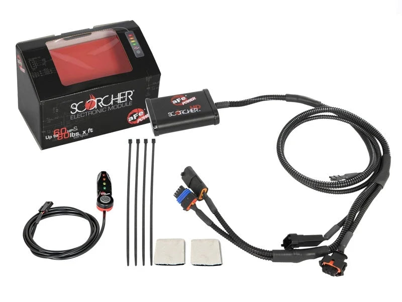 aFe Scorcher HD Module 03-04 Dodge Diesel Trucks 6.9L L6 (td) - Installation View