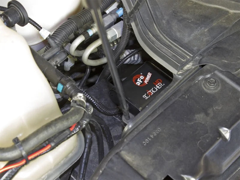 aFe Scorcher HD Module 08-10 Ford Diesel Trucks 6.4L V8 (td) - Back View
