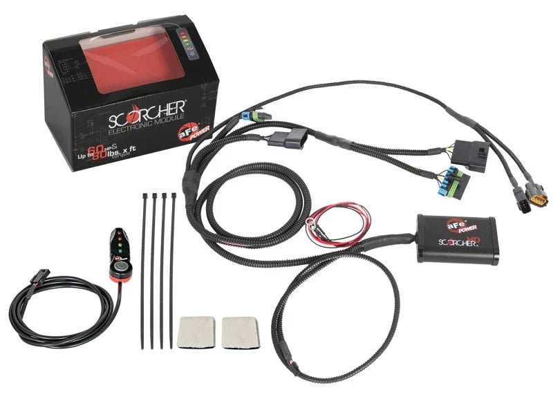 aFe Scorcher HD Module 13-16 Dodge Diesel Ram Trucks 6.7L L6 (td) - Back View