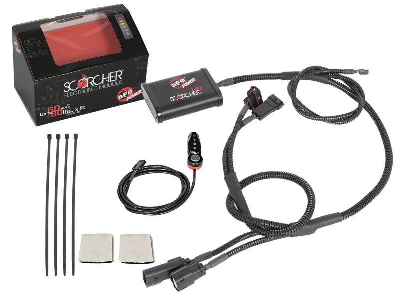 aFe Scorcher HD Module 15-16 GM Diesel Trucks LML 6.6L V8 (td) - Back View