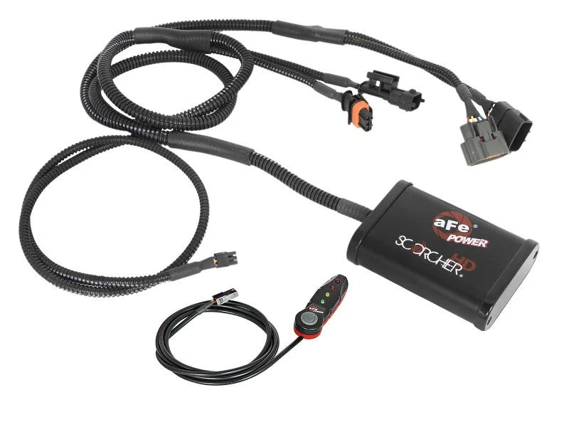 aFe Scorcher HD Module 2020 Jeep Wrangler (JL) V6-3.0L - Installation View