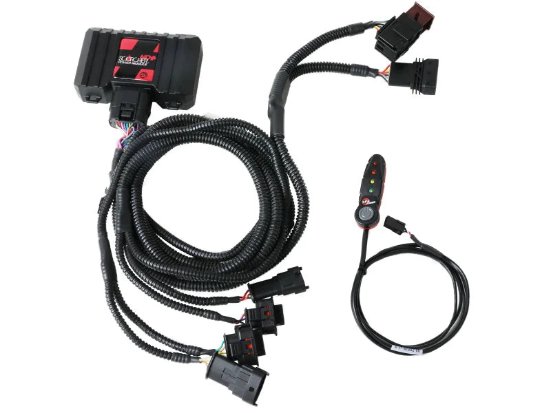 aFe Scorcher HD Plus Power Module 20-23 Jeep Wrangler (JL) / 21-23 Gladiator (JT) 3.0 V6 EcoDiesel - Back View