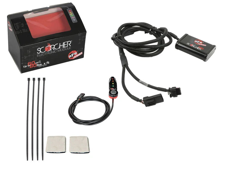 aFe Scorcher HD Power Package 20-21 GM Duramax L6-3.0L (td) LM2 - Back View