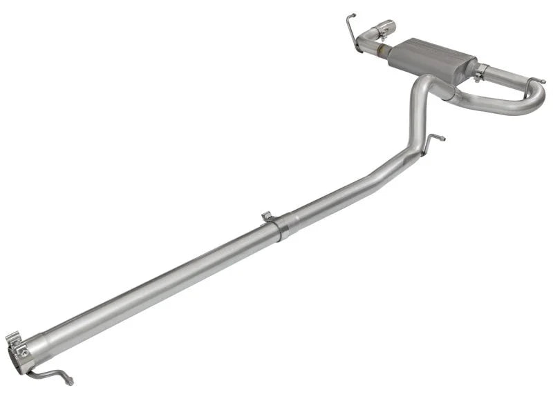 aFe Scorpion 2-1/2in Aluminized Steel Cat Back Exhaust 07-17 Jeep Wrangler V6-3.6/3.8L (4 Dr) - Additional View 5