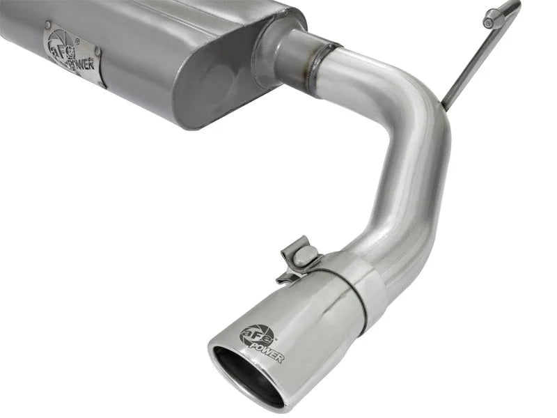 aFe Scorpion 2-1/2in Aluminized Steel Cat Back Exhaust 07-17 Jeep Wrangler V6-3.6/3.8L (4 Dr) - Additional View 8