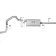 Load image into Gallery viewer, aFe Scorpion 2-1/2in Aluminized Steel Cat-Back Exhaust w/ Black Tips 07-17 Toyota FJ Cruiser V6 4.0L - Installation View