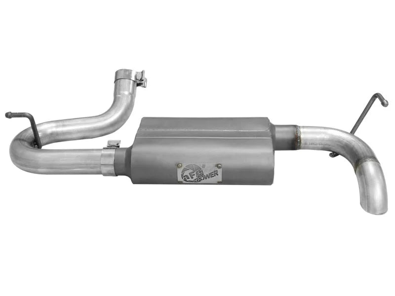 aFe Scorpion Exhaust System Axle Back Aluminized Hi-Tuck 07-17 Jeep Wrangler JK V6 3.6/3.8L - Additional View 5